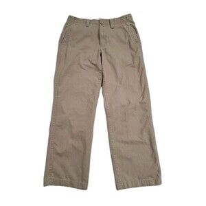 Urban Pipeline Mens 32x30 Chino Pants Dress Khaki Beige Straight Flat